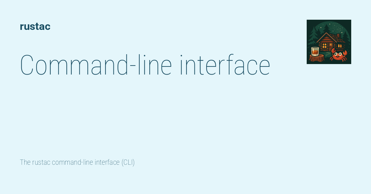 Command-line interface - rustac